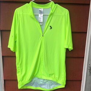 Louis Garneau Men’s Bright Neon Lim cycling jersey in bright yellow Size XL